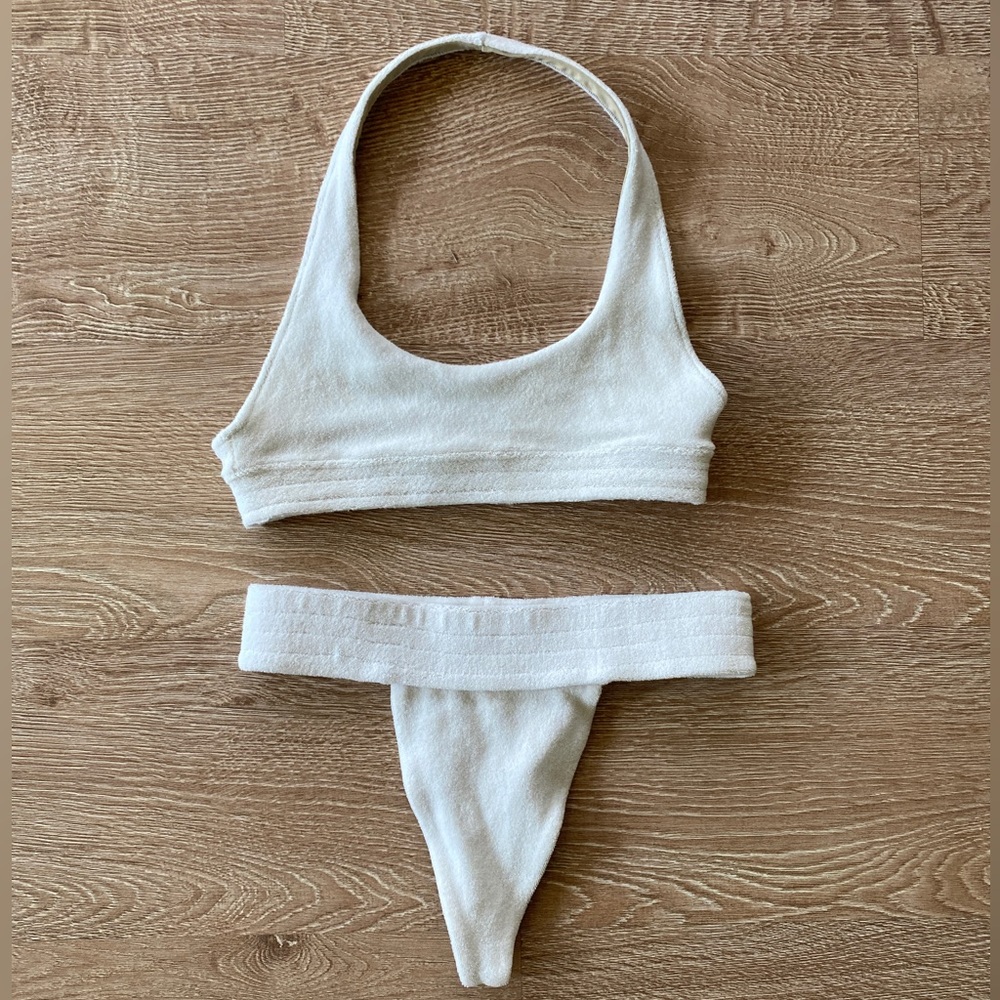 Frankie’s Bikinis Terry Bikini - Size Medium (bottoms never worn)